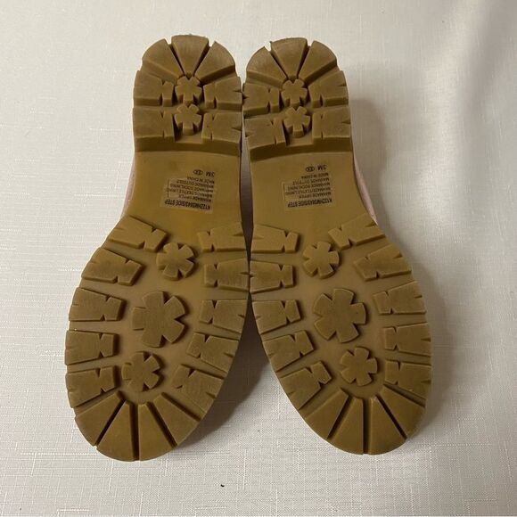 Jellypop Girl Pink Metallic Glitter Moccasins Size 3 - Picture 6 of 8